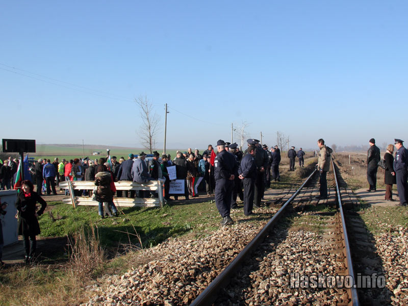 Протест в Сталево Протест в Сталево