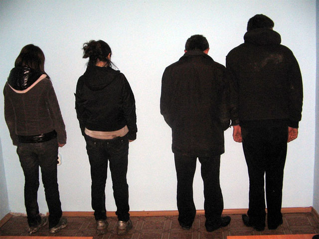 Задържаните, снимка: МВР