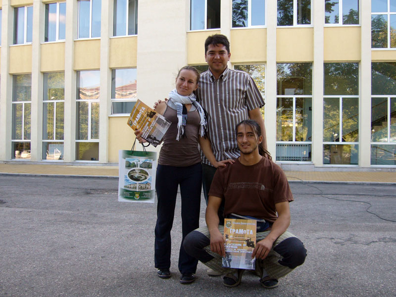 Победителите с кмета Победителите с кмета