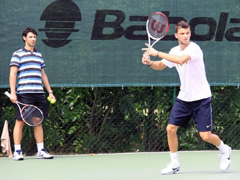 Григор Димитров и Патрик Муратоглу