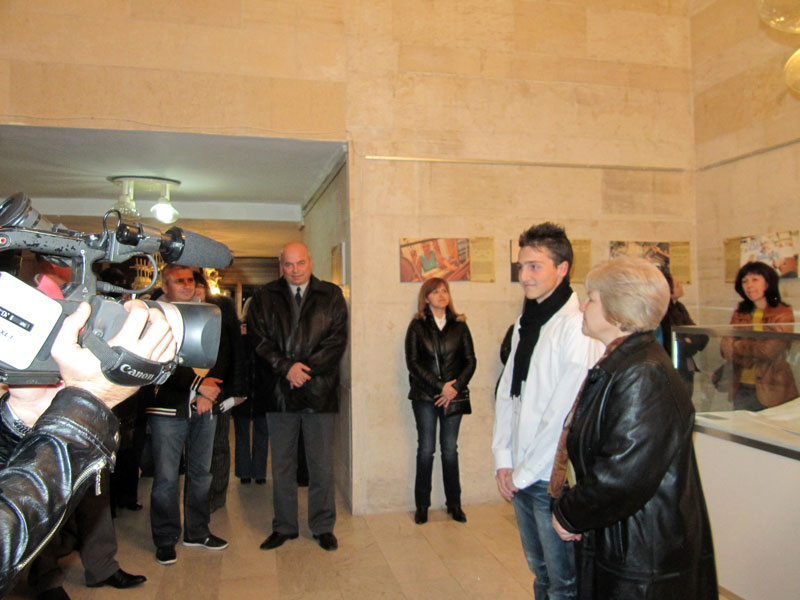 Откриването на изложбата