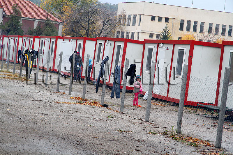 Бежанският център в Харманли