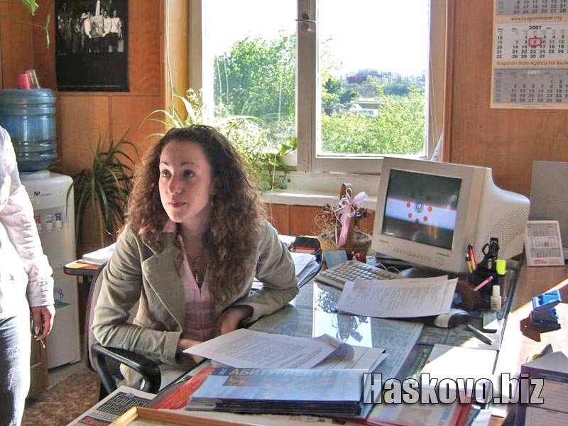 Директорката за един ден Биляна Атанасова