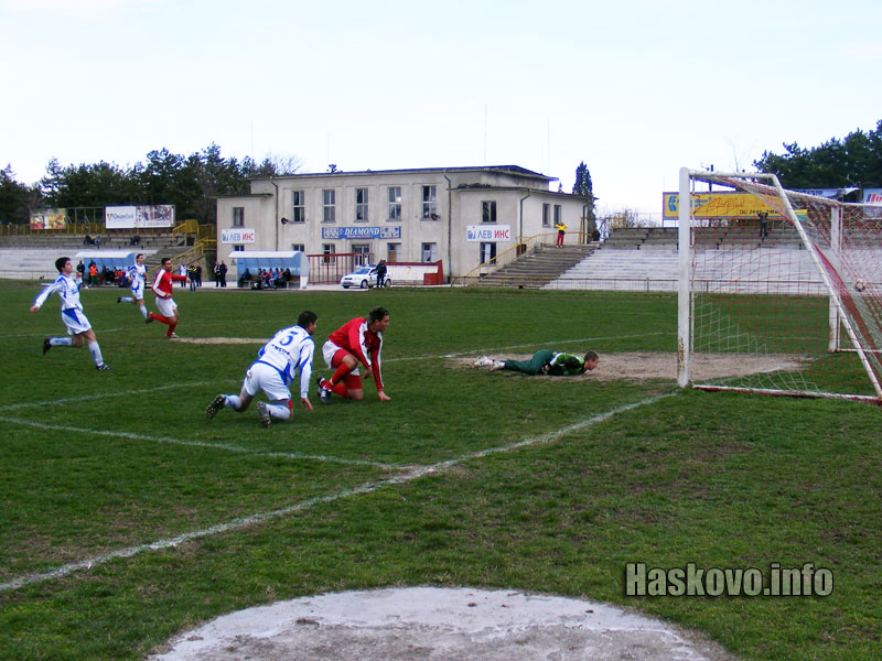 Първият гол на Хасково
