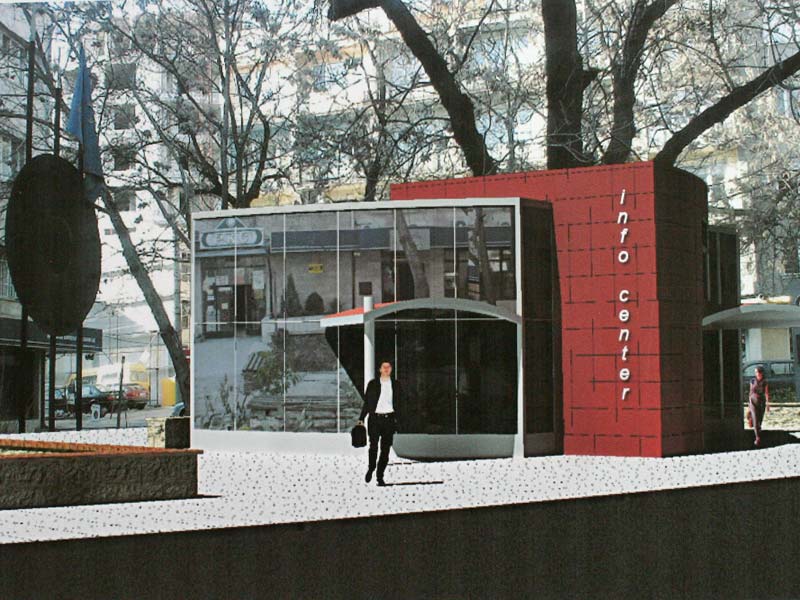 Проектът за сградата на Туристическия център