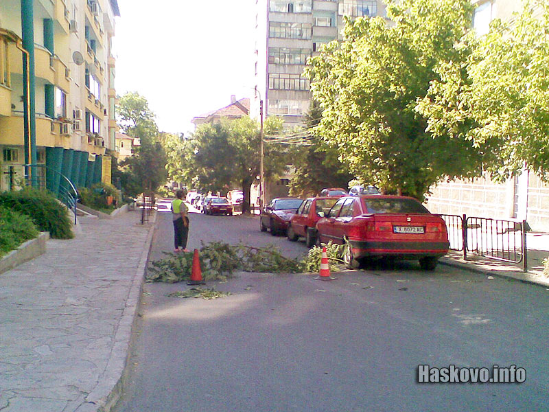 Затворената ул. Цар Самуил