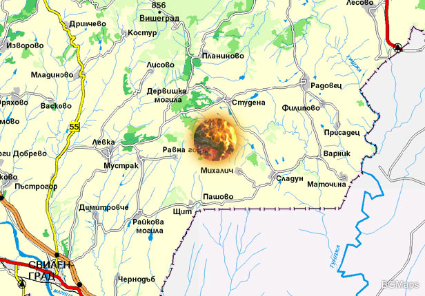 Карта на огъня