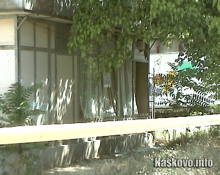 Взривената постройка