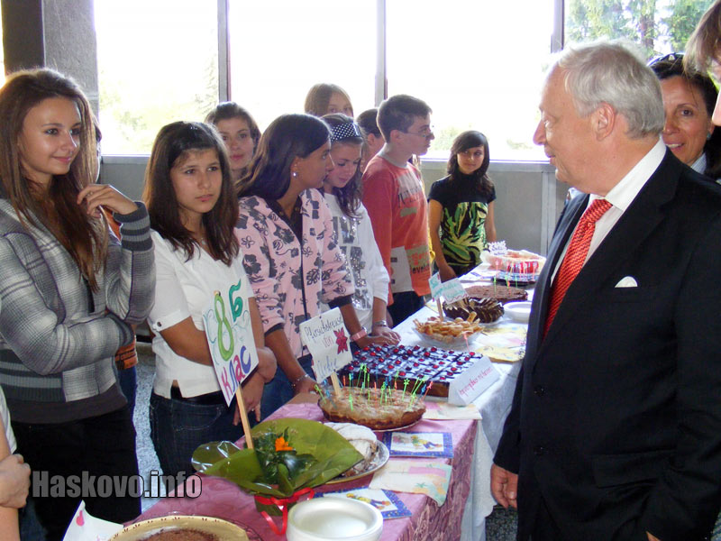 Немския посланик в езиковата гимназия