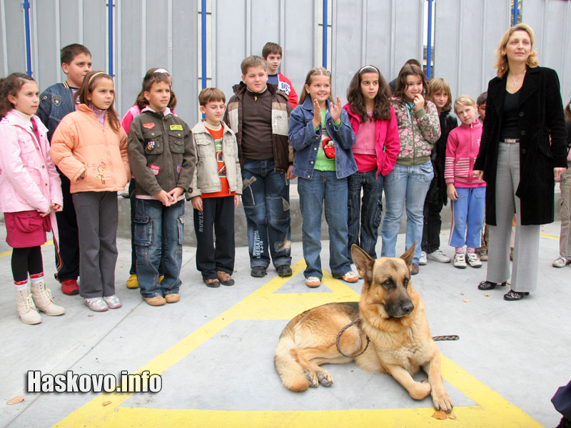 Демонстрации в полицията с кучета