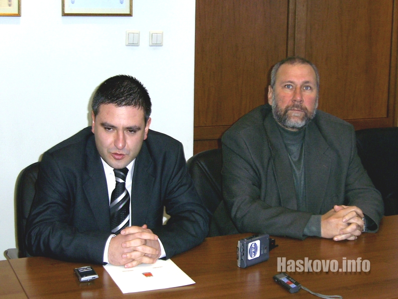 Красимир Пилев и проф. Николай Овчаров