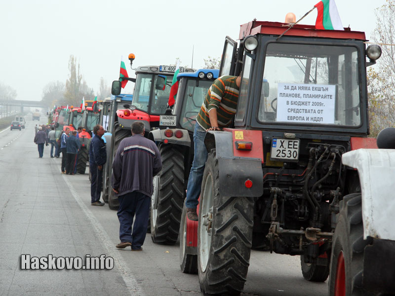 Протест на зърнопроизводителите през ноември