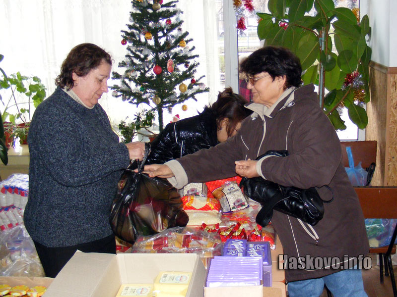 Раздаването на помощите