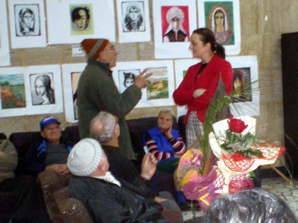 Райна Йовчева в дома за стари хора