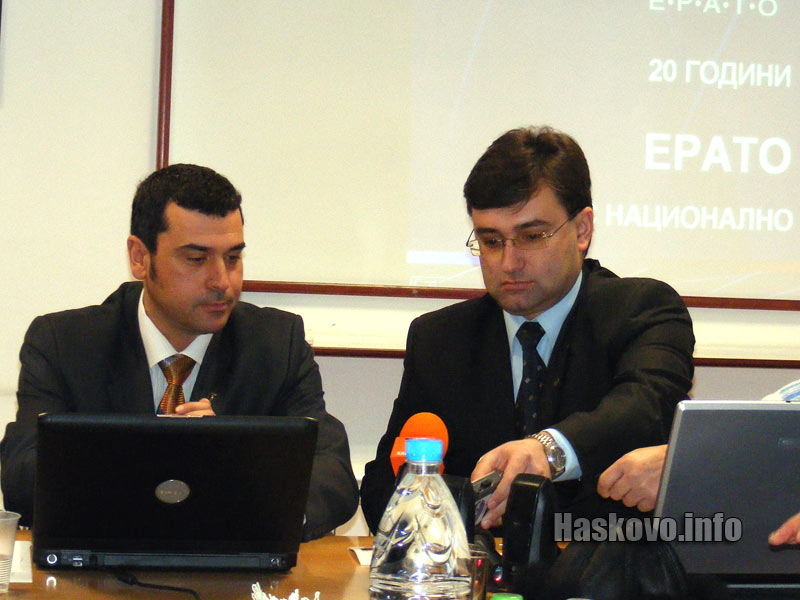 Изпълнителните директори на Ерато Красимир Станчев и Михаил Виделов