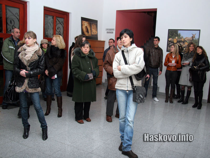 Откриването на изложбата