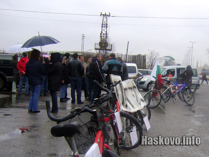 Протест на спедиторски фирми