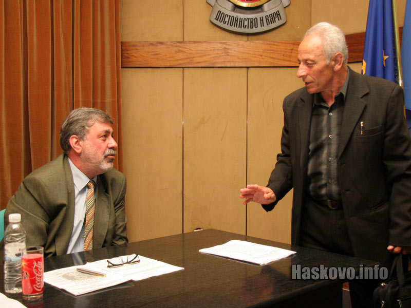 Георги Иванов и кметът на Гарваново