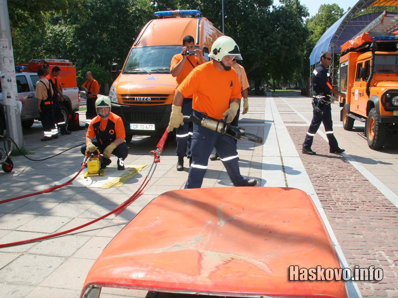 Демонстрации на Гражданска защита Хасково Демонстрации на Гражданска защита Хасково