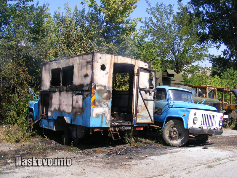 Изгорялата ГАЗ-ка