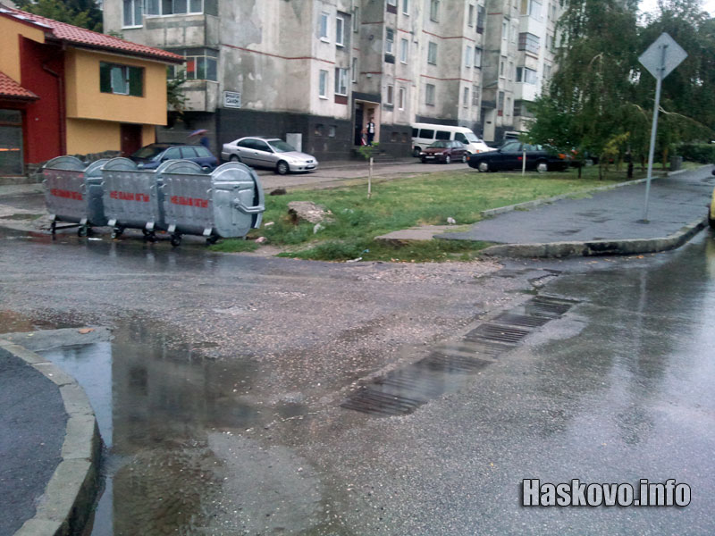 Мястото, където Иван Христозов иска да се постави легнал полицай