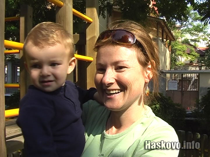 Гергана Митева с малкия Димитър