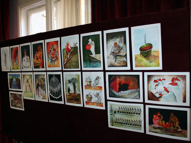 Изложбата на Живто Тенев