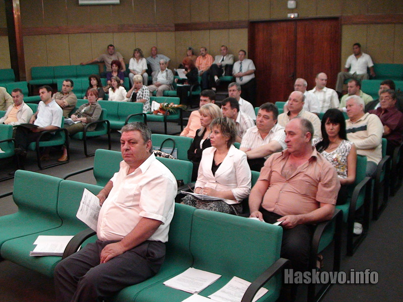 Заседанието на общинския съвет