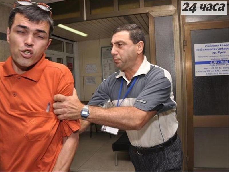 Моментът на удара върху д-р Георги Тодоров