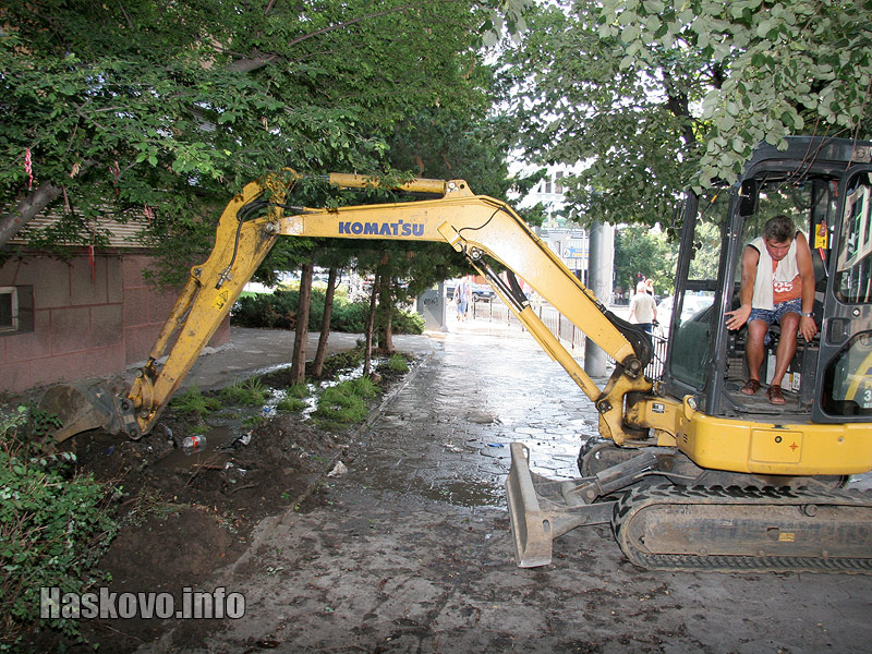 Мястото на аварията