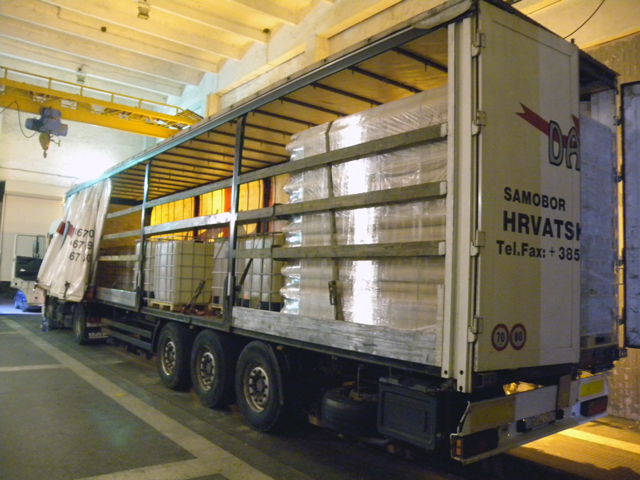 Заловеният камион