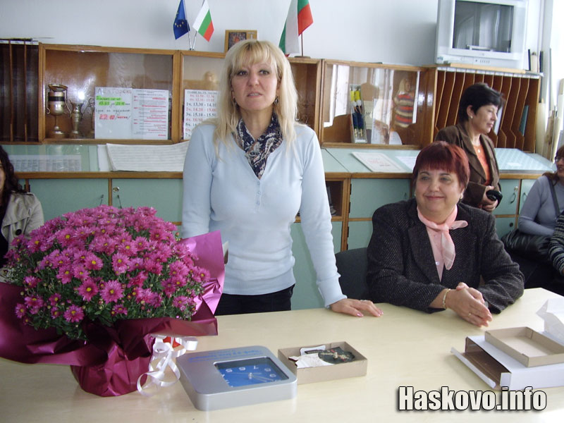 Директорът на ПГТ - Хасково Пенка Георгиева