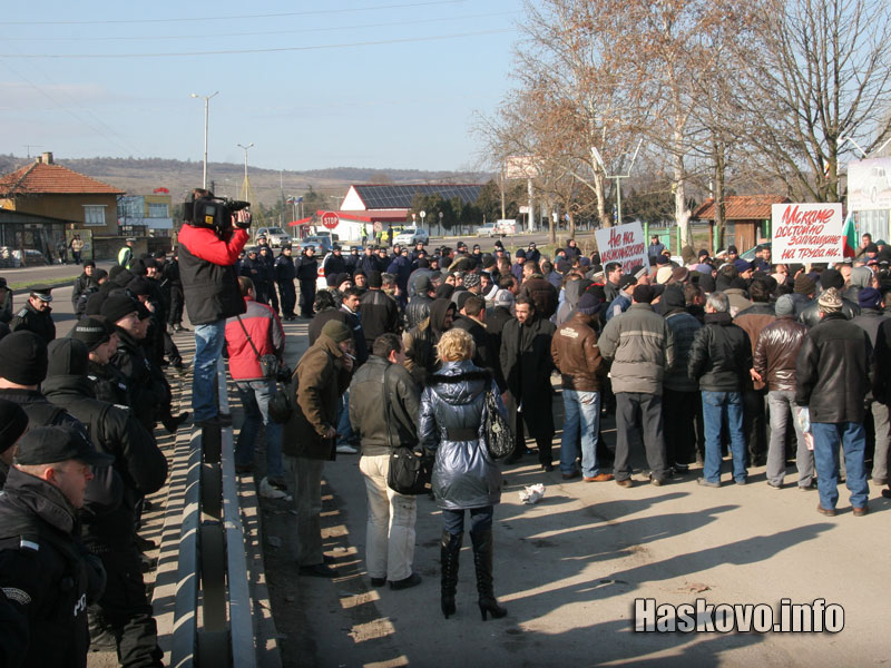 Протестът на тютюнопроизводителите
