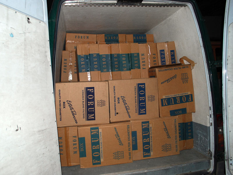 Микробус с цигари, илюстрация