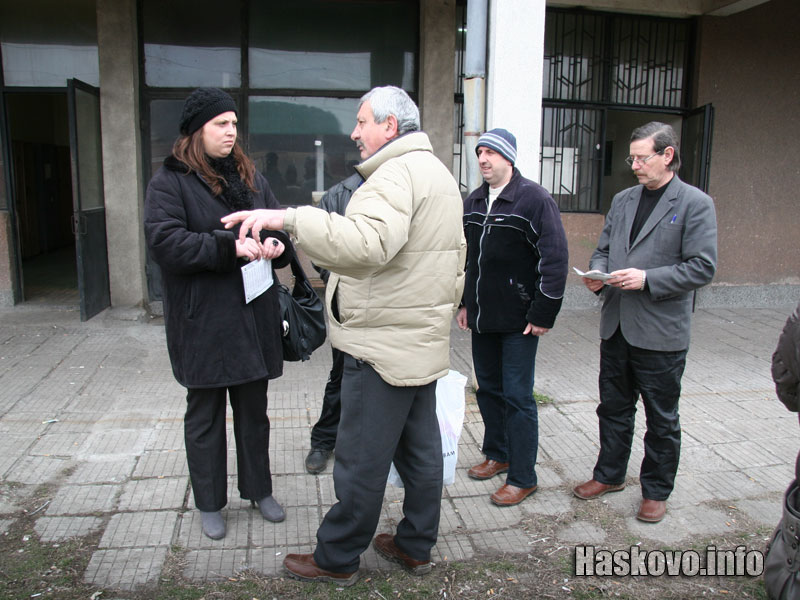 През март работници от БДЖ също протестираха срещу предстоящите съкращения