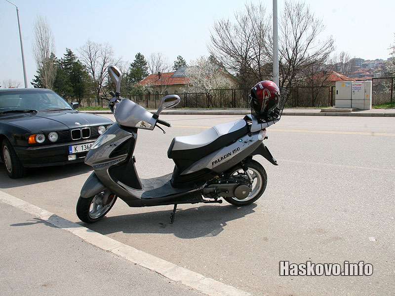 Скутерът на Иван Каранейчев