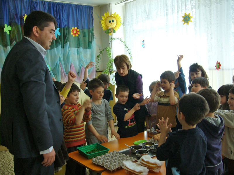 Стефан Димитров в детската градина