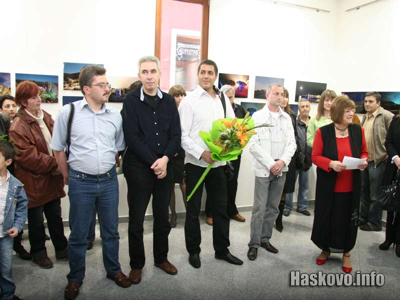 Откриването на изложбата