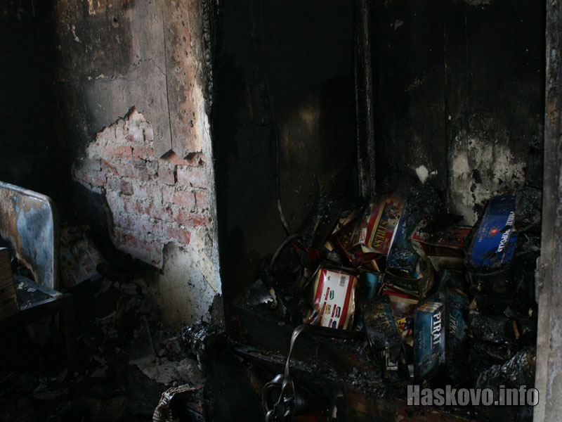 Мястото в кухнята, от където е тръгнал пожара Мястото в кухнята, от където е тръгнал пожара