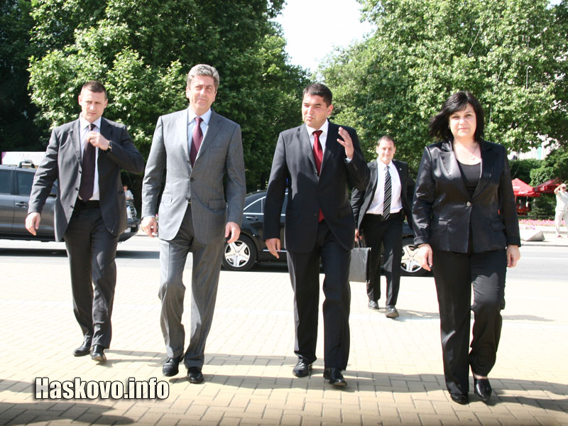 Посещението на Първанов в Димитровград