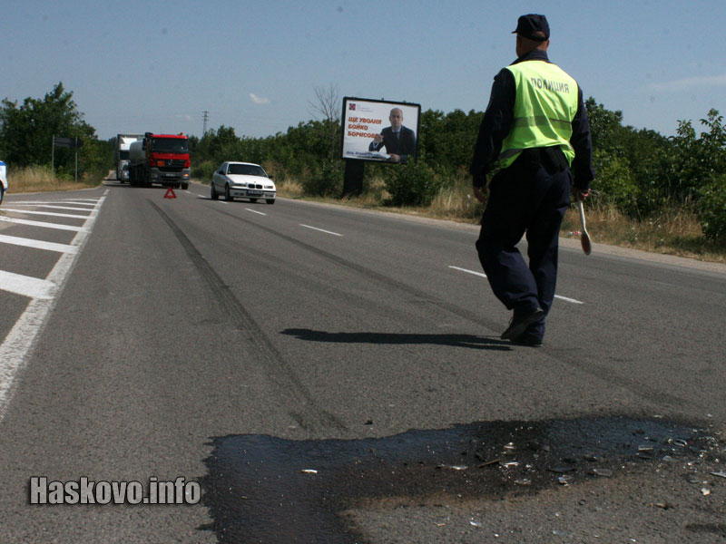Спирачният път е над 30 метра Спирачният път е над 30 метра