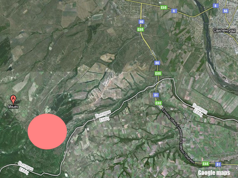 Заставата в Google maps