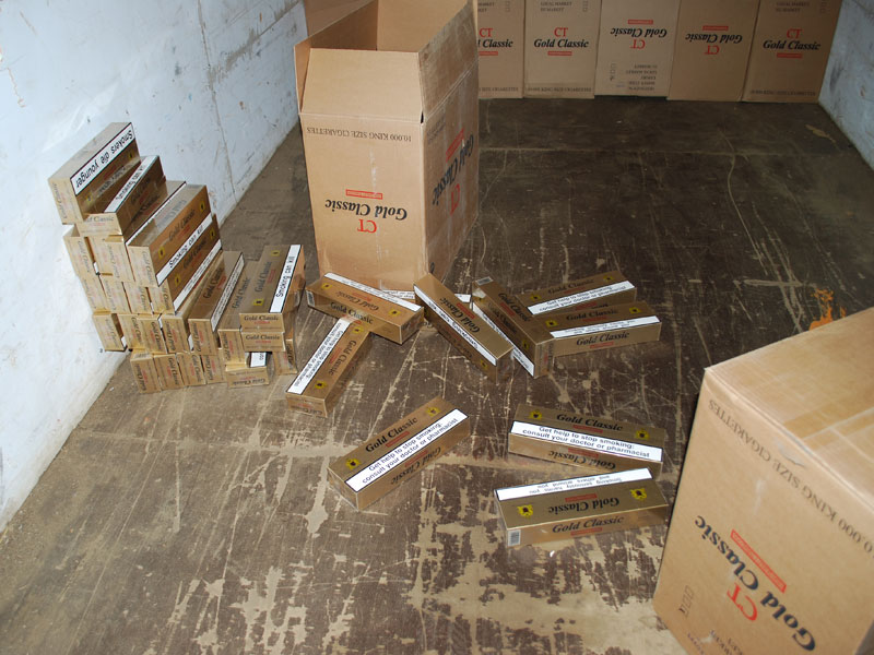 Цигарите, снимки от МВР