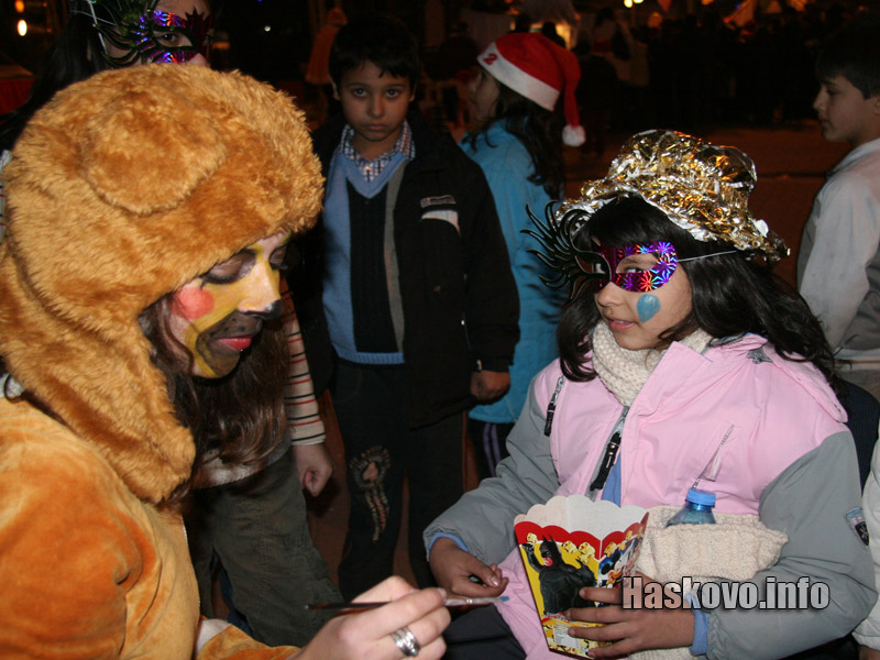 Запалването на светлините на елхата