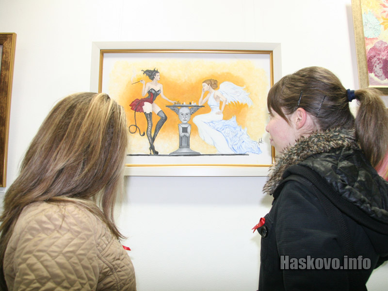 Откриването на изложбата Откриването на изложбата