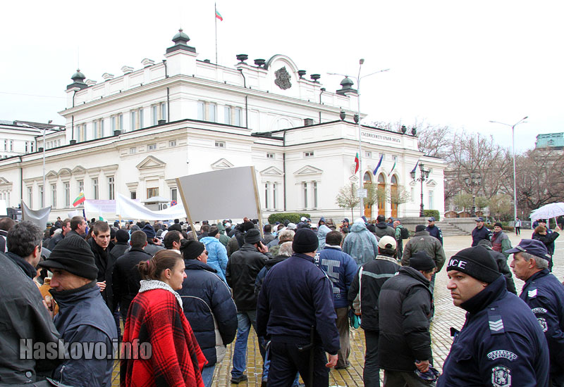 Протестът в София