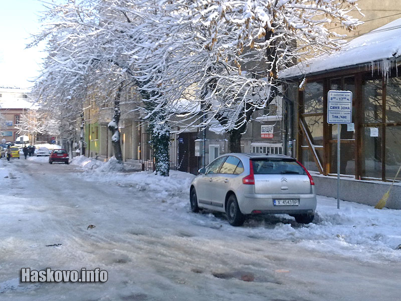 Синята зона днес не работи