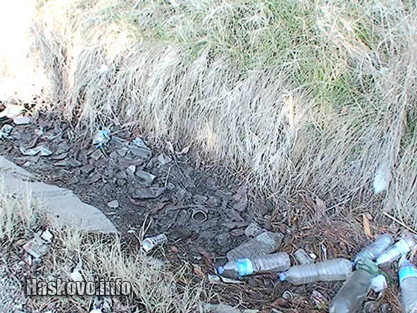 Мястото, където е бил открит трупът