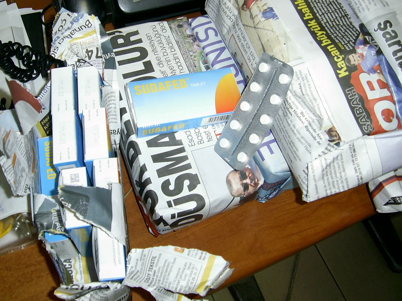 Задържаните лекарства, снимка от Агенция Митници