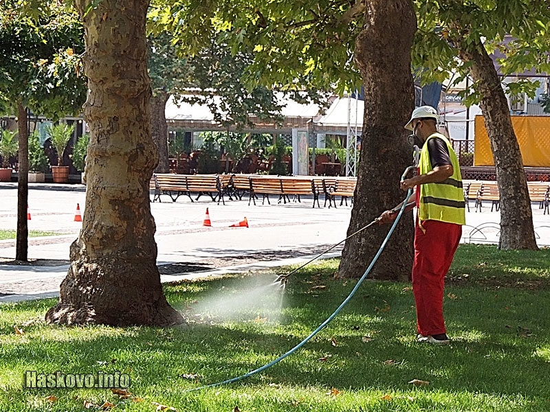 Пръскане срещу кърлежи